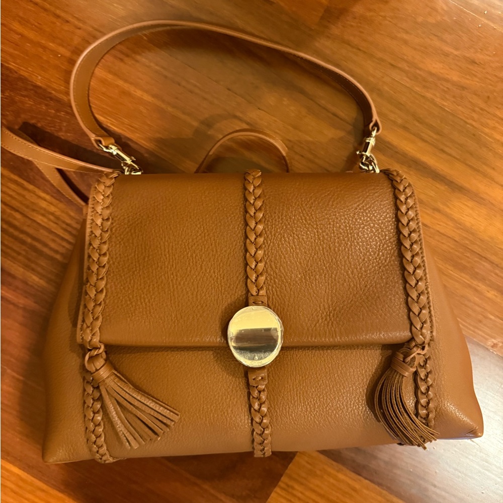 NWT Chloe Penelope Bag, caramel color